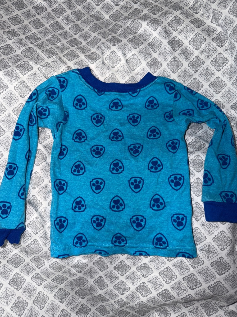 Paw Patrol Blue Kids Pajama Set - Animated Rescue Pups - Picture 3 of 4
